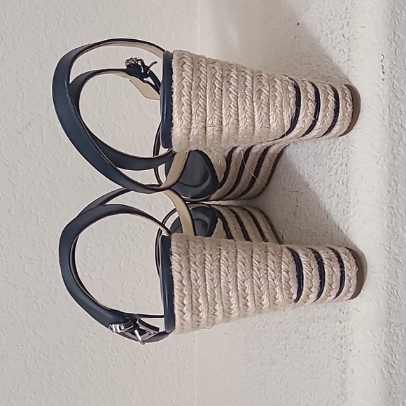 Michael Kors Navy Wedges - Picture 4 of 6